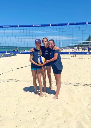 CBVA Junior beach volleyball training